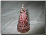 Exquisito Cuarzo Rosa Antena Orgone Cono Chakra Cristal