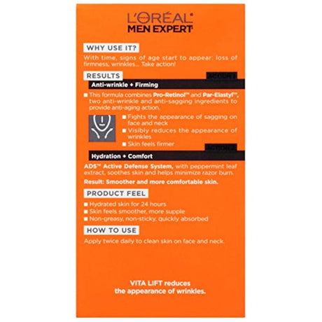 cremA anti arrugas  para hombres