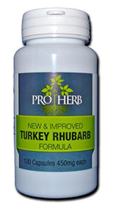 Pro zacate, Turquía ruibarbo 450 mg, 100 Cápsulas