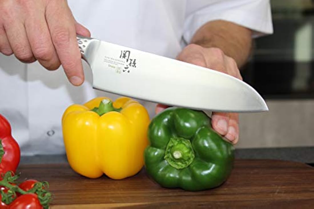 Una cáscara sello Seki Magoroku seis cuchillos de cocina