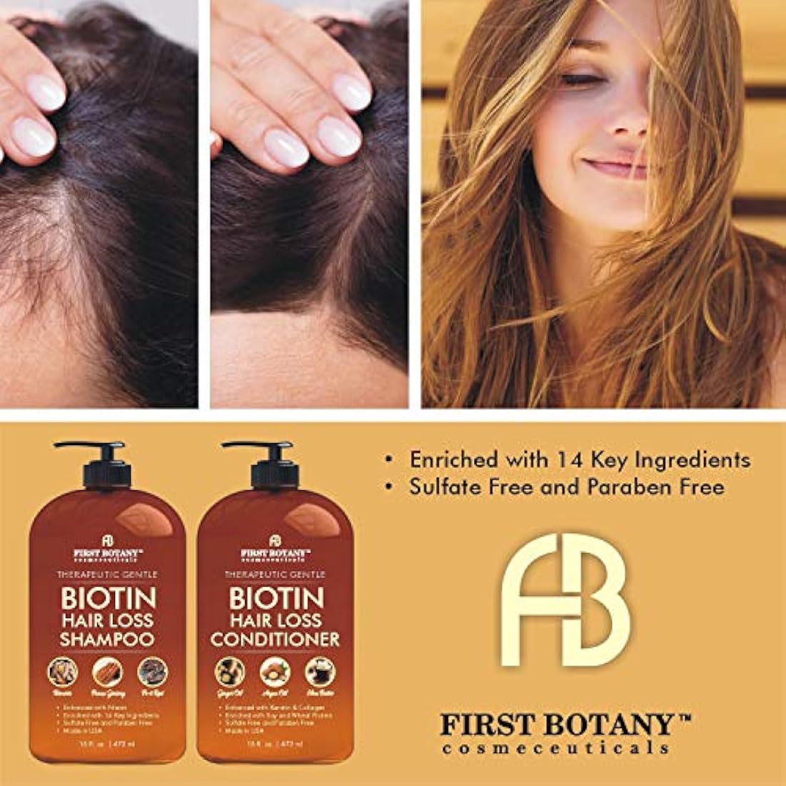 Shampoos y acondicionadores para el cabello unisex 2 x 16 oz
