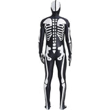 Disfraces de Halloween de esqueleto talla M negro y blanco
