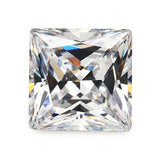 Piedras Preciosas, blanco cuadrado corte princesa
