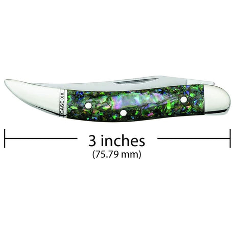 Cuchillo de bolsillo hoja de 3 pulgadas color verde