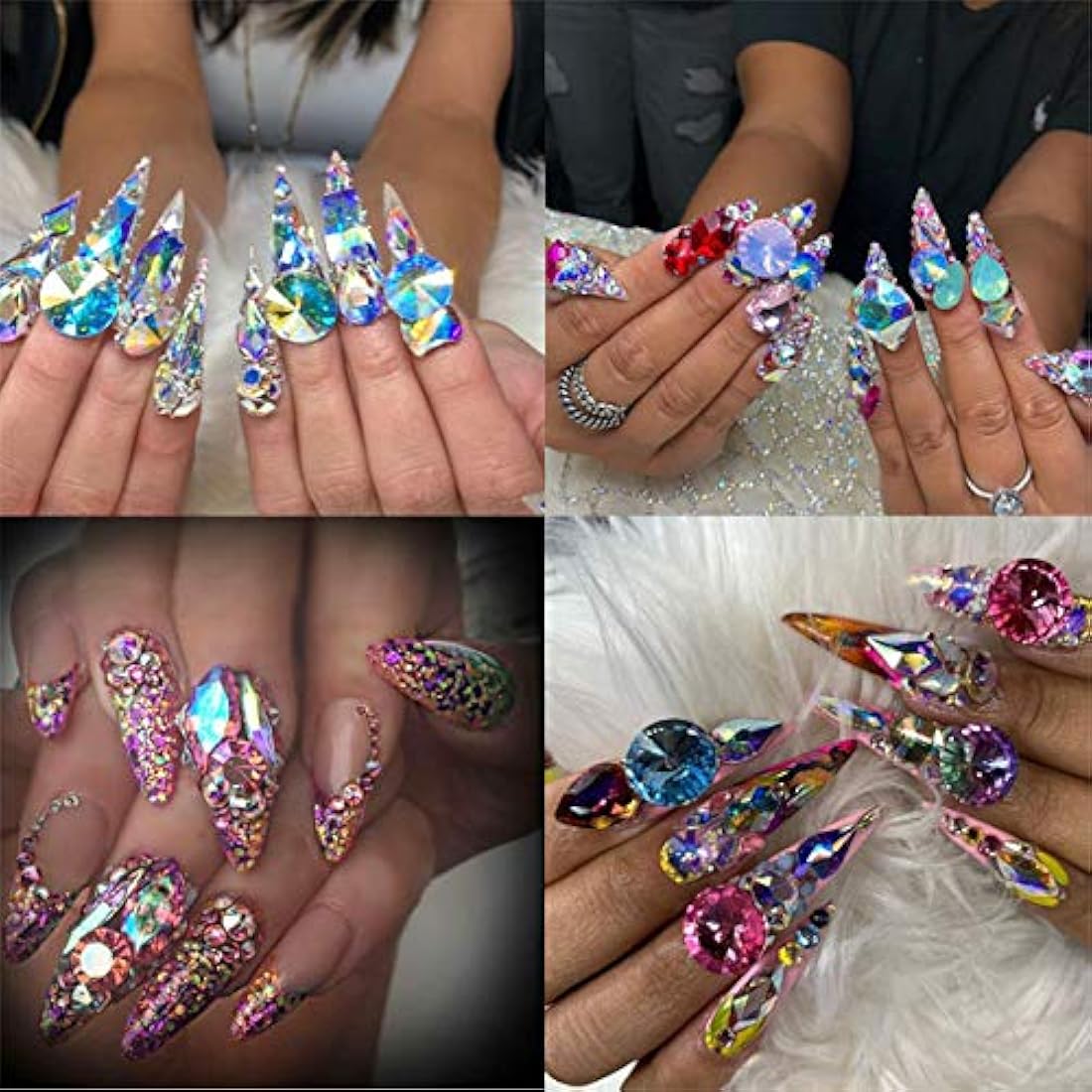 DONGZHOU AB Cuentas de piedras preciosas de cristal