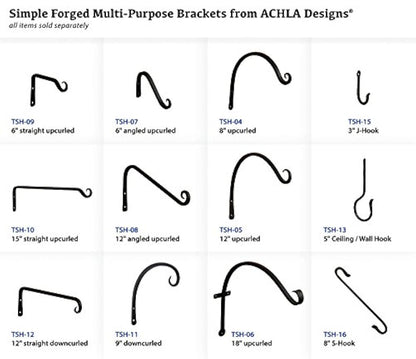 Achla diseños tsh-10 Soporte recto, 15 pulgadas