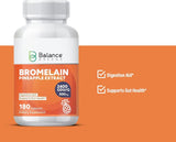 Suplemento de extracto de piña de bromelina 180 cápsulas