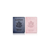 Porta Documentos y Tarjetas soporte para pasaporte rosa