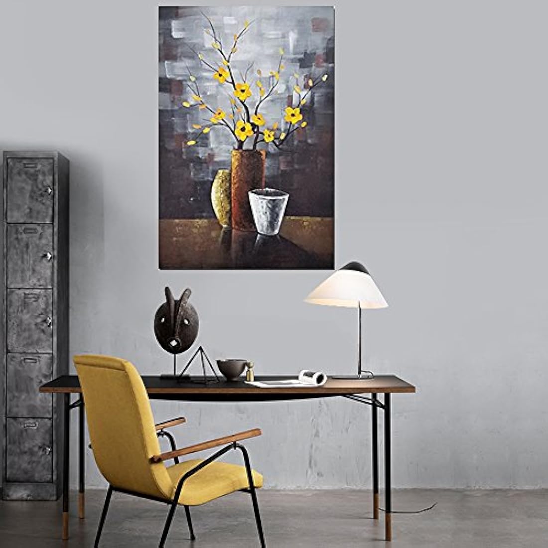 wieco Art obras de arte contemporáneo abstracto flor
