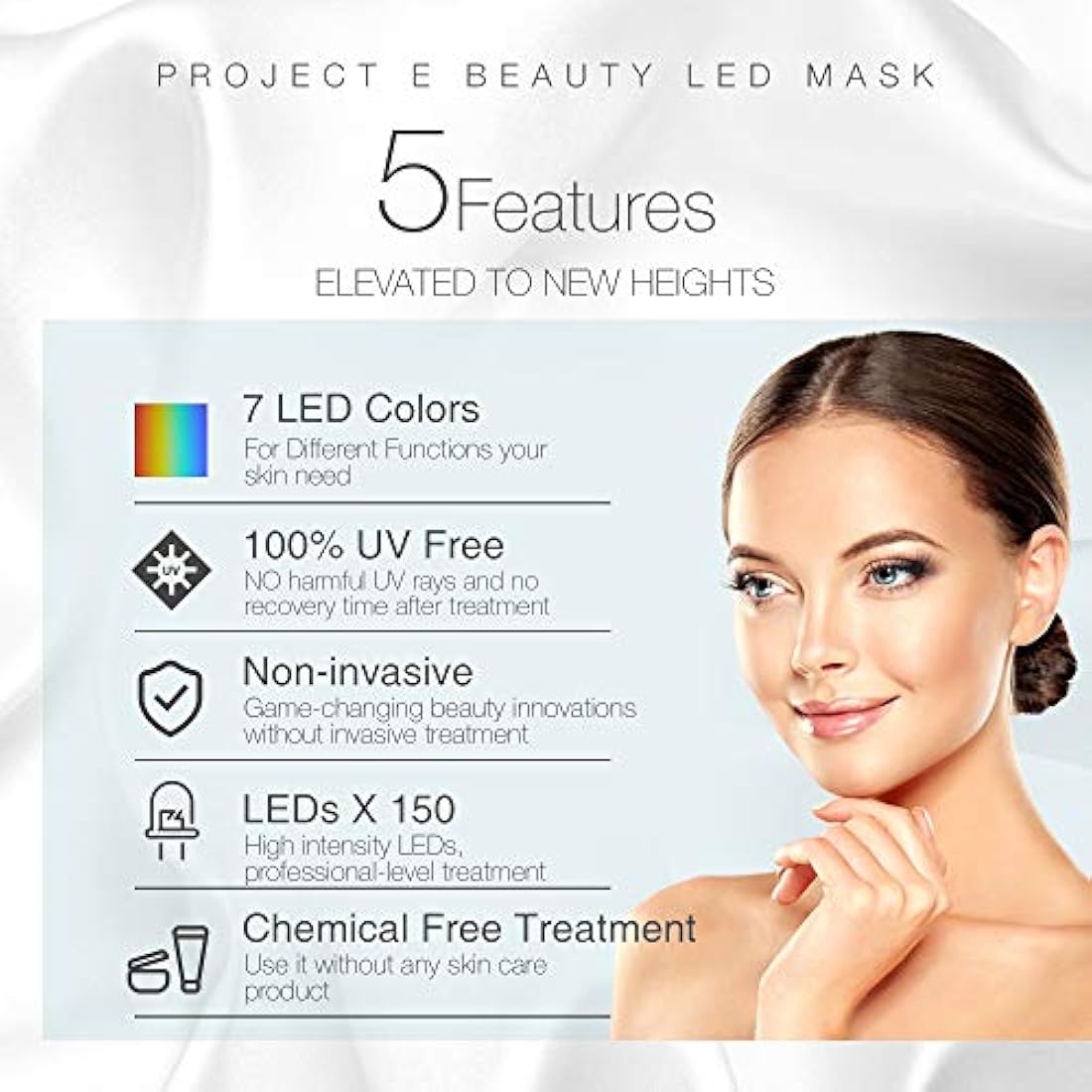 Máscara Project E Beauty de fotón para el rejuvenecimiento