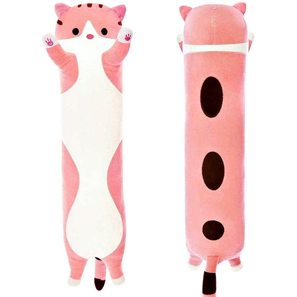 Peluche Adorable almohada con diseño de gato de caricaturas