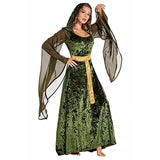 Disfraces medieval vintage terciopelo encaje vestido