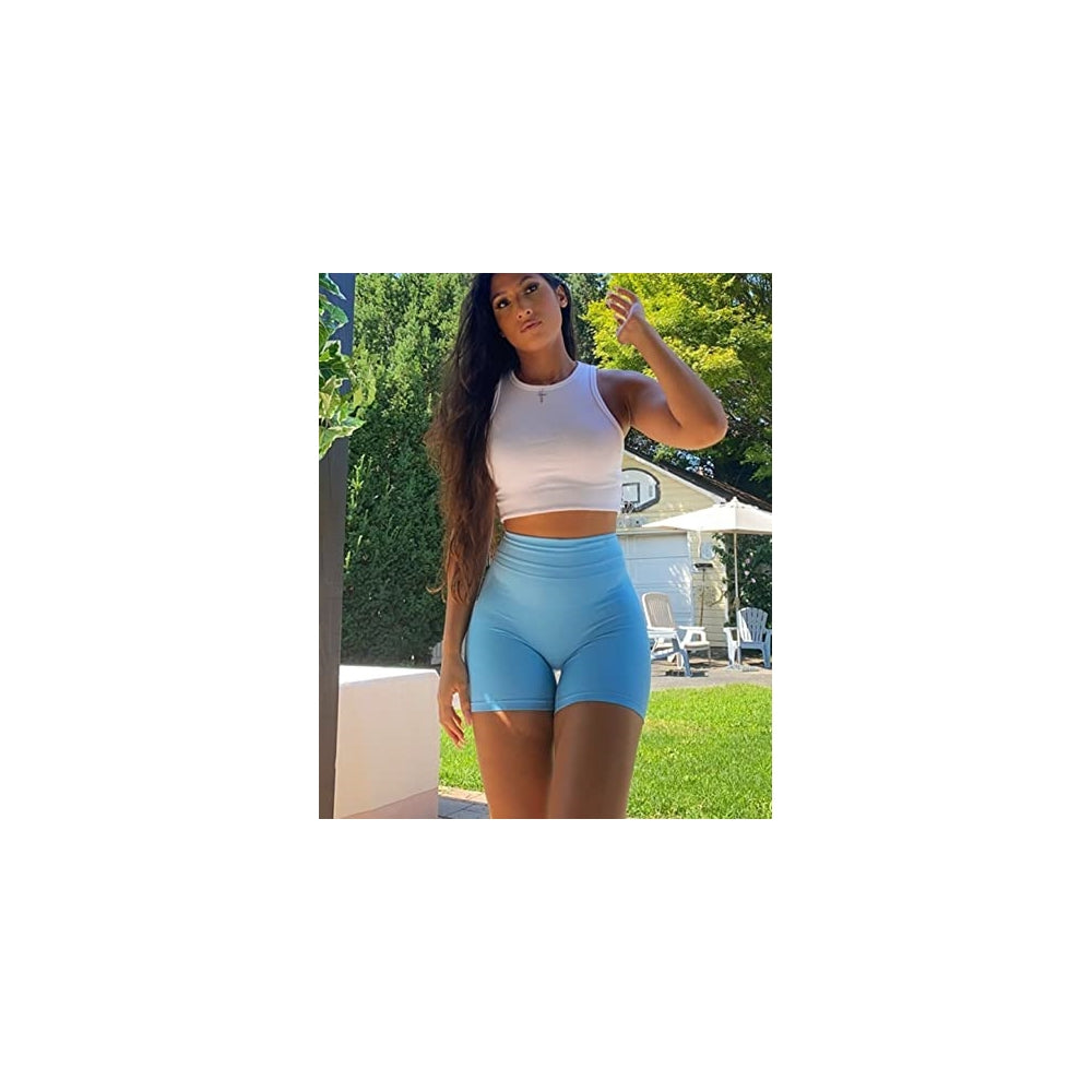 Shorts cortos para yoga de mujer talla S