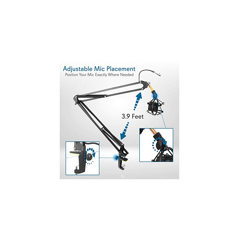 Soporte de micrófono de brazo PYLE-PRO - PMKSH04