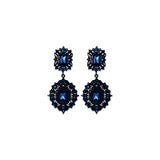 Aretes colgantes de araña con clip para mujer
