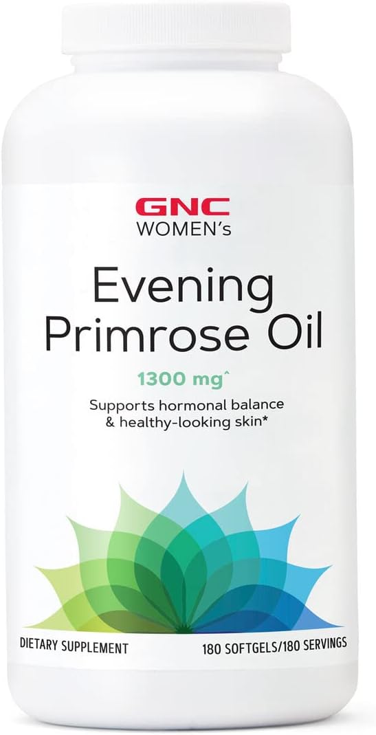 Suplemento GNC Aceite de onagra (EPO) para mujer de 1300 mg