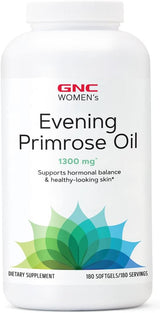 Suplemento GNC Aceite de onagra (EPO) para mujer de 1300 mg