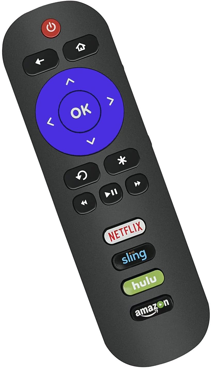Control Remoto TCL Roku TV con botones para Netflix y más