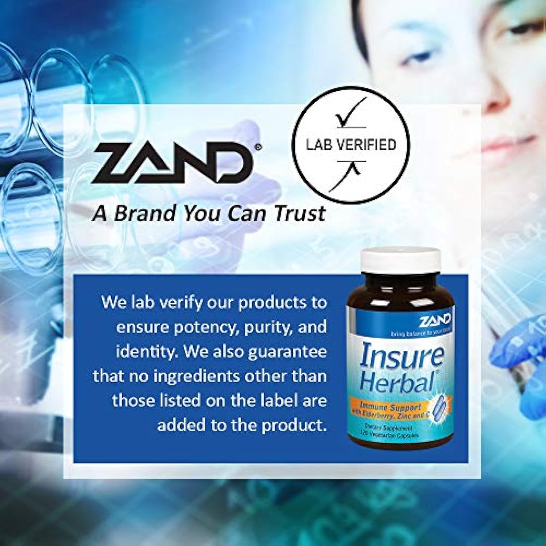 Zand Insure Herbal Apoyo inmune 120 Veg tapas