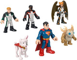 Figuritas Fisher-Price Imaginext Superman Pack 6 Personajes Krypto Kaiju
