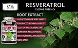 Suplemento Cápsulas de resveratrol  antienvejecimiento 60 u