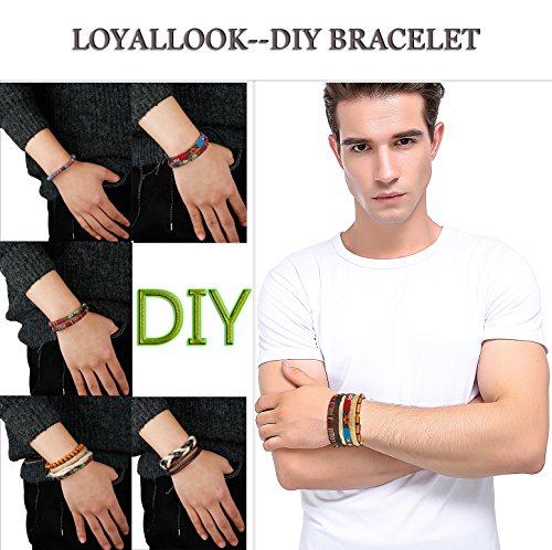 Pulseras de cuero tribales étnicas