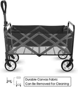 Carro Plegable Grande, Carro de Playa, Resistente, Modelo X123