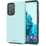 Crave Dual Guard para Samsung Galaxy A53, funda de doble capa de protección a prueba de golpes para Samsung Galaxy A53 5G, color aguamarina