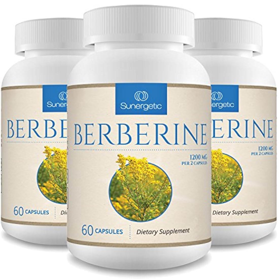 Suplemento superior de berberina 1,200 mg de berberina