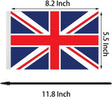 Bandera de mesa del Reino Unido, decoración de oficina, 8x5