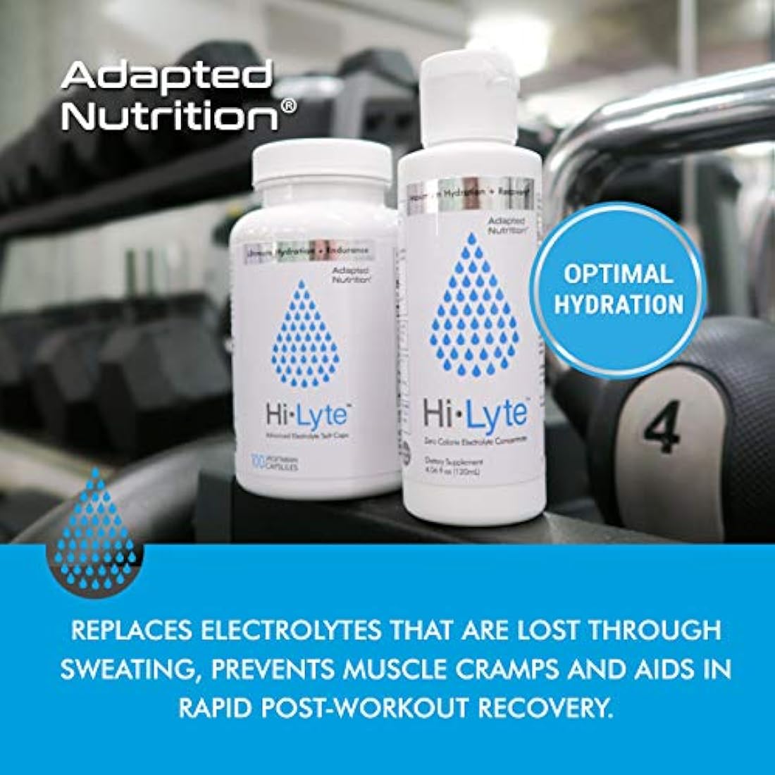 Suplemento de electrolito Hi-Lyte para rehidratación rápida
