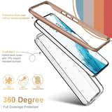 ESDOT Funda para Samsung Galaxy S22 Plus, grado militar, prueba de caída de 21 pies, resistente con diseños de moda para mujeres y niñas, funda protectora para Galaxy S22+ Plus 6.6 pulgadas, estampado bonito arcoíris
