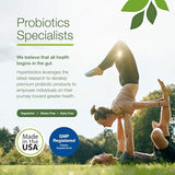 Hyperbiotics PRE-PRO Advanced Strength: Prebiótico y Probiótico Premium 60 mil millones de CFU Formulación – 60 cápsulas lácteas y sin gluten