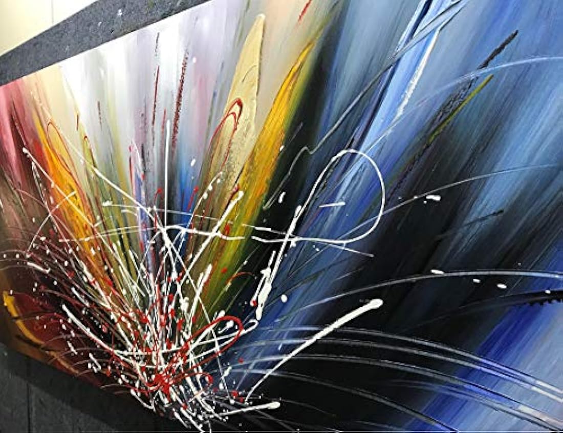 Tiancheng Art, arte abstracto moderno, pintado a mano, pintura al óleo, arte de pared para sala de estar y dormitorio