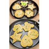 Juego de 8 moldes para huevos fritos antiadherentes