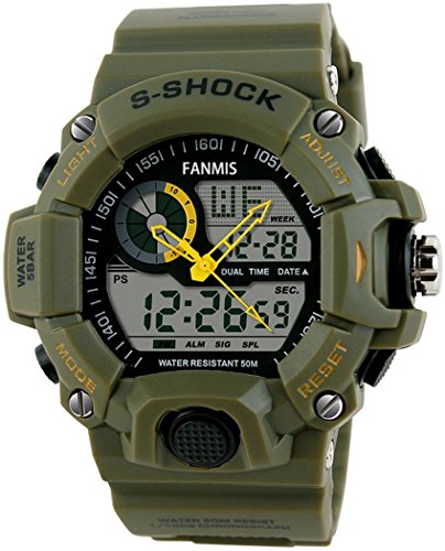 Relojes deportivos analógicos digitales de doble pantalla