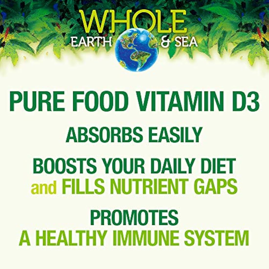 vitamina D3 5000 UI, suplemento alimenticio completo, vegano