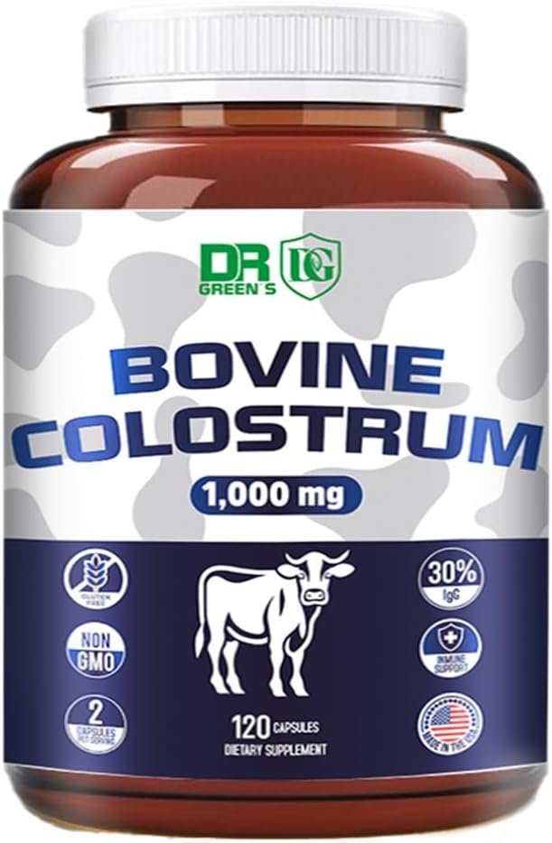 Suplemento de Calostro, 120 Cápsulas, 1,000mg, No GMO, USA