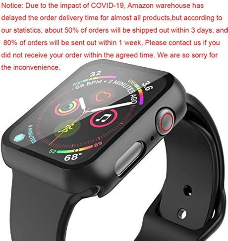 Carcasa rígida compatible con Watch Series 5 Series 4  44MM