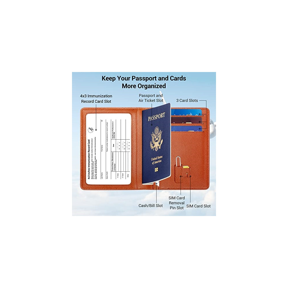 Porta Documentos y Tarjetas para pasaporte de viaje