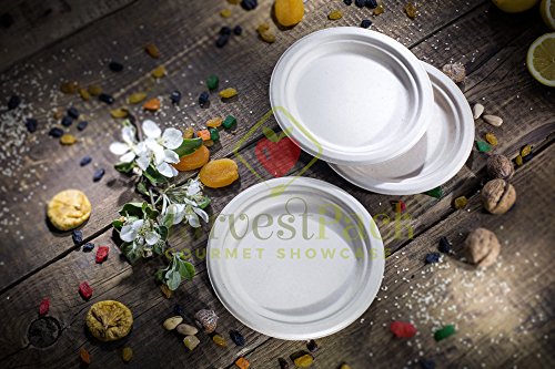 platos  redondos Hecho de fibras vegetales natuturales