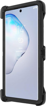 AICase Funda para Galaxy Note 10 Plus con clip para cinturón, cuerpo completo, resistente, con protector de pantalla, a prueba de golpes, caídas y polvo, 4 capas de protección para Samsung Galaxy Note 10 Plus
