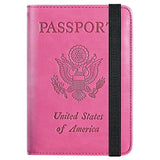 Portadocumentos de viaje estilo Funda de piel con bloqueo