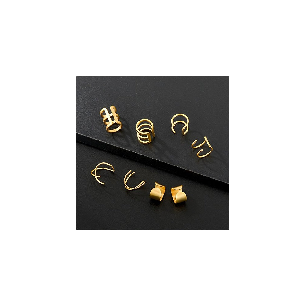 Aretes de acero inoxidable sin perforaciones