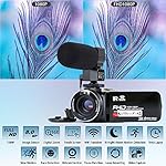 Videocámara WiFi IR Visión nocturna FHD 1080P 30 FPS YouTube