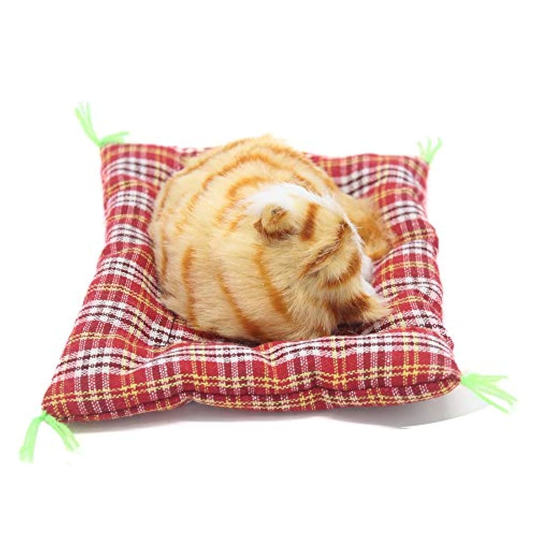 Peluche de felpa diseño de gato marrón con manta. Coolayoung