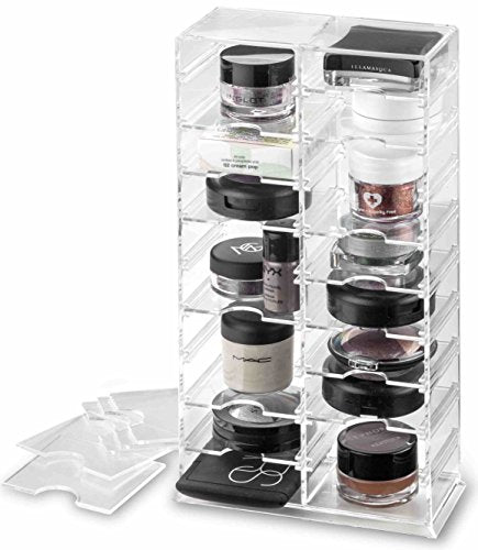Organizador de soporte de maquillaje acrílico