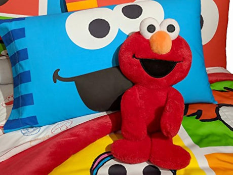 Almohada de peluche con diseño de Elmo rojo micofibra