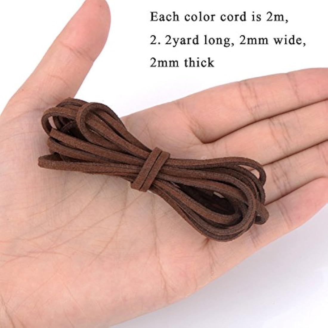 Ballena Piel Cord String Ante para pulsera collar 2 mm