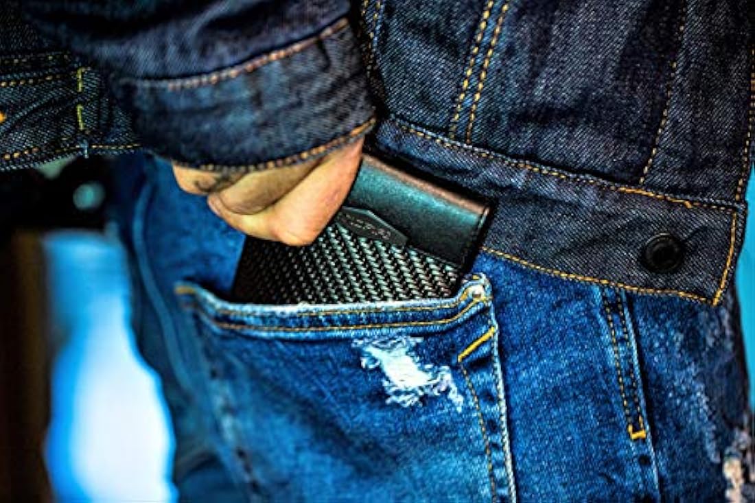 COLDFIRE - Billetera táctica de fibra de carbono para hombre